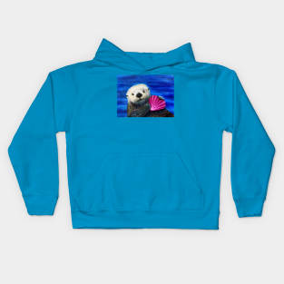 Valentine Otter Kids Hoodie